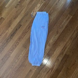 Purple champion sweatpants